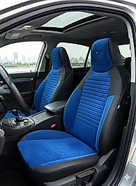 SPORT SERİSİ - MAVİ BABYFACE KUMAŞ ve DERİ KOLTUK KILIFI VE BAŞLIĞI & FULL SET